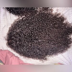 13x6 human hair kinky curly wig